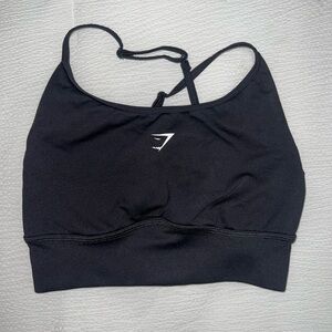 Gym shark sweat seamless longline sport bra